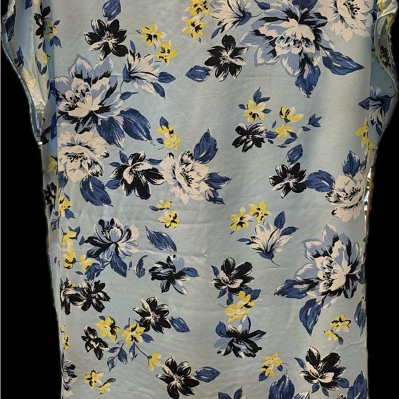 Diane Von Furstenberg Blue Floral Dress - Picture 5 of 7